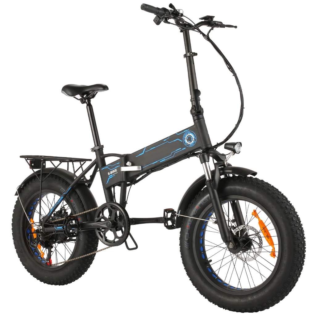 ANCHEER 20" 500W Fat Tire Electric Mountain Bike