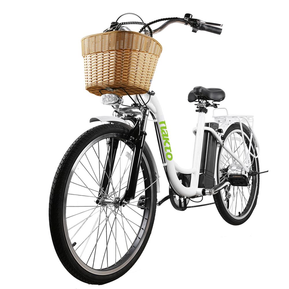 NAKTO Women's Camel 26" City Electric Bicycle