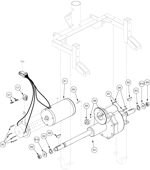 Pride Dart (SC51) - Drive Assembly