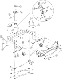 Pride Dart (SC51) - Frame Assemblies - Rear