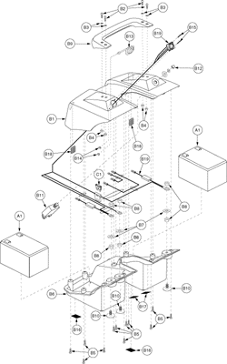 Pride Dash (SC41) - Battery Box