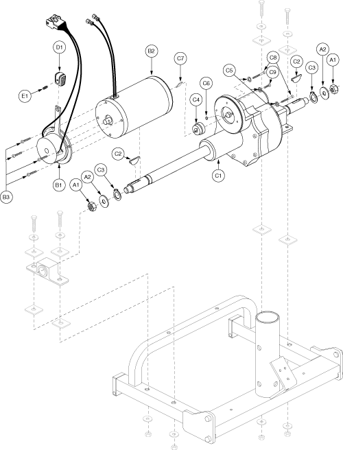 Pride Dash (SC41) - Drive Assembly