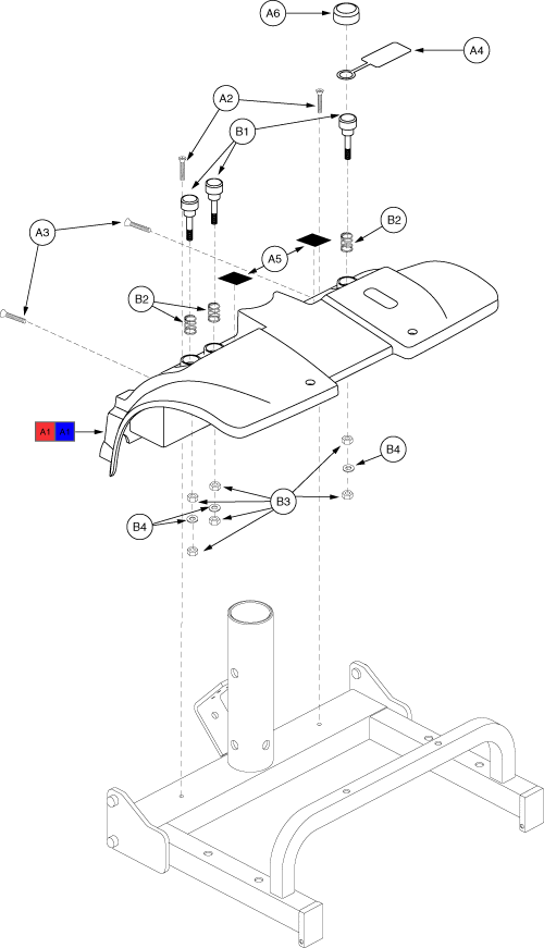 Pride Dash (SC41) - Shroud Assembly - Rear