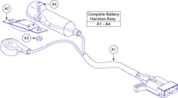 Pride Hurricane (PMV5001) - Battery Cable