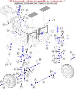 Pride Hurricane (PMV5001) - Frame Assemblies - Front