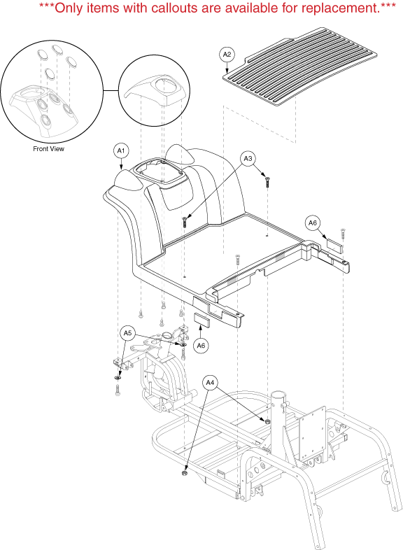 Pride Hurricane (PMV5001) - Shroud Assemblies - Front