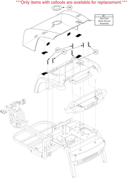 Pride Hurricane (PMV5001) - Shroud Assemblies - Rear