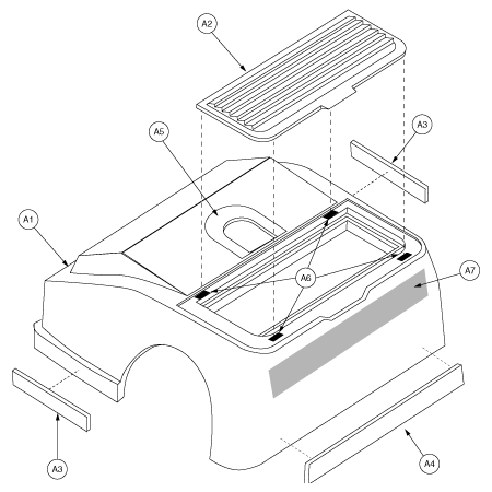 Pride Legend (SC300) - Shroud Assemblies - Rear - L-30999 - Prior