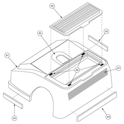 Pride Legend (SC300) - Shroud Assemblies - Rear - L-30999 - Prior