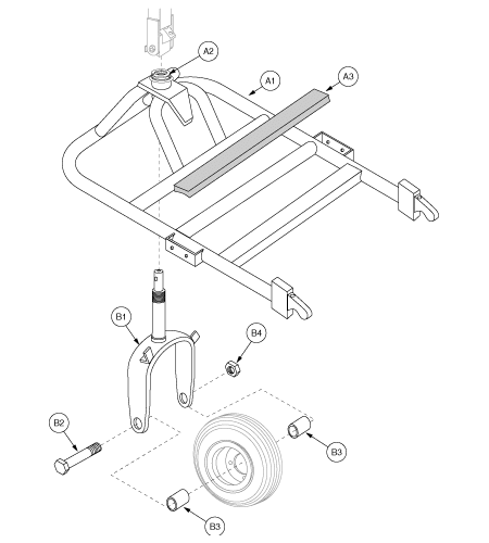 Pride Legend (SC300) - Frame Assemblies - Front - L-30999 - Prior