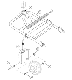 Pride Legend (SC300) - Frame Assemblies - Front - L-30999 - Prior