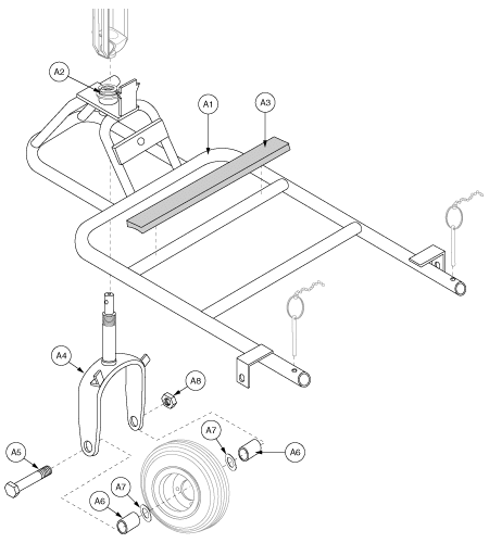 Pride Legend (SC300) - Frame Assemblies - Front - L-31000 - L-43949