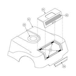 Pride Legend (SC300) - Shroud Assemblies - Rear - L-31000 - L-43949