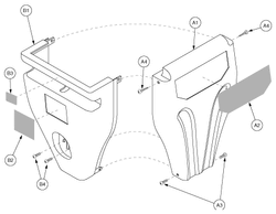 Pride Legend (SC300) - Shroud Assemblies - Tiller - L-31000 - L-43949