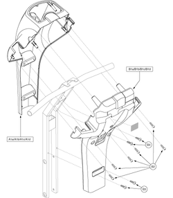 Pride Legend (SC300) - Shroud Assemblies - Tiller - L-43950 - Subsequent