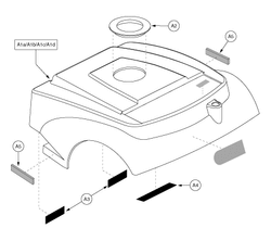 Pride Legend (SC300) - Shroud Assemblies - Rear - L-43950 - Subsequent