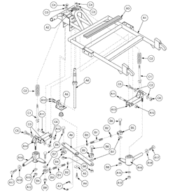 Pride Legend (SC340) - Frame Assemblies - Front - L-30999 - Prior