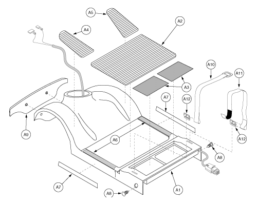 Pride Legend (SC340) - Shroud Assemblies - Front - L-31000 - L-43949