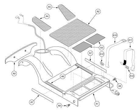 Pride Legend (SC340) - Shroud Assemblies - Front - L-31000 - L-43949