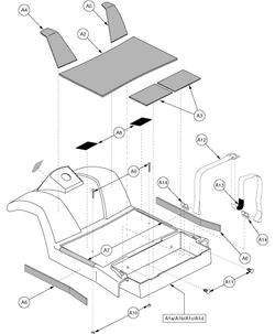 Pride Legend (SC340) - Shroud Assemblies - Front - L-43950 - Subsequent