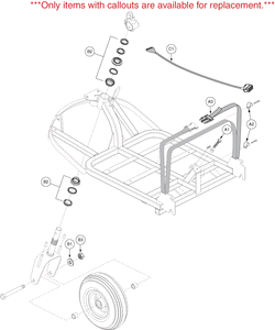 Pride Legend (SC3000) - Frame - 3 Wheel Front