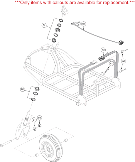 Pride Legend (SC3000) - Front To Rear - S5402008001 - Prior