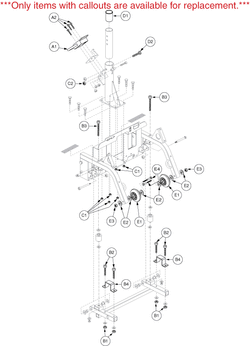 Pride Legend (SC3400) - Frame - Rear