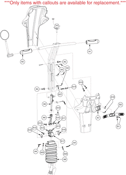 Pride Legend (SC3400) - Frame - Tiller