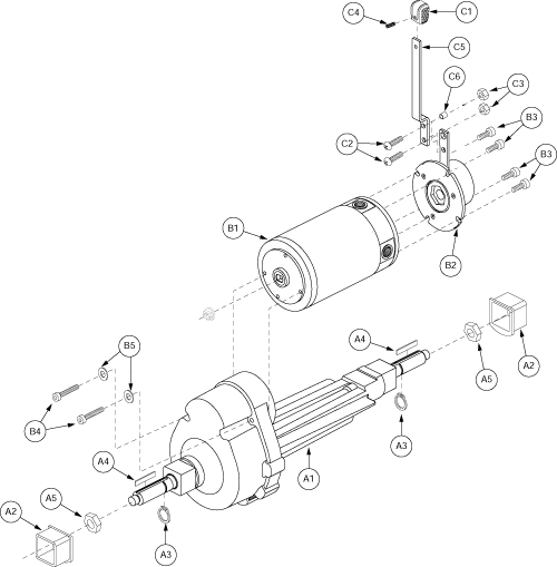 Pride Legend XL (SC3450) - Drive Assembly