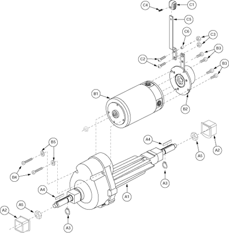 Pride Legend XL (SC3450) - Drive Assembly