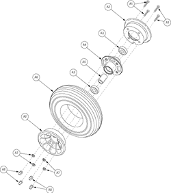 Pride Maxima (SC900) - Wheels - Front