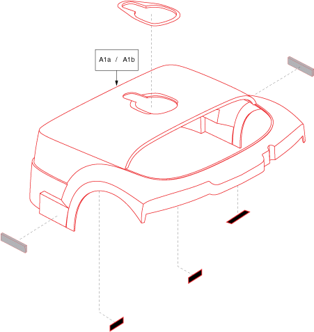 Pride Maxima (SC900) - Shroud - Rear