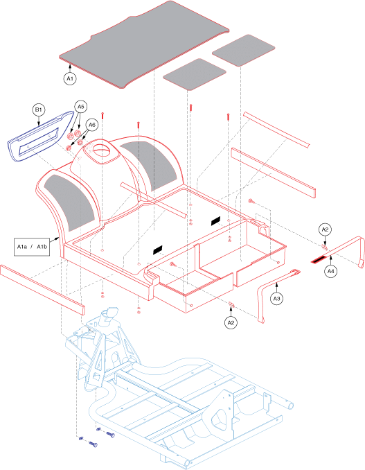 Pride Maxima (SC940) - Shroud Assemblies - Front