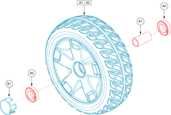 Pride Maxima (SC940) - Wheel Assemblies - Front - S5730610001030 - Subsequent