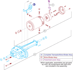 Pride Pursuit XL (SC714) - Drive Assembly