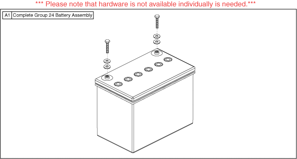 Pride Pursuit XL (SC714) - Batteries - Group 24, 75ah