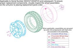 Pride Pursuit XL (SC714) - Wheel Assemblies - Rear - Se815712053fv0 - Subsequent