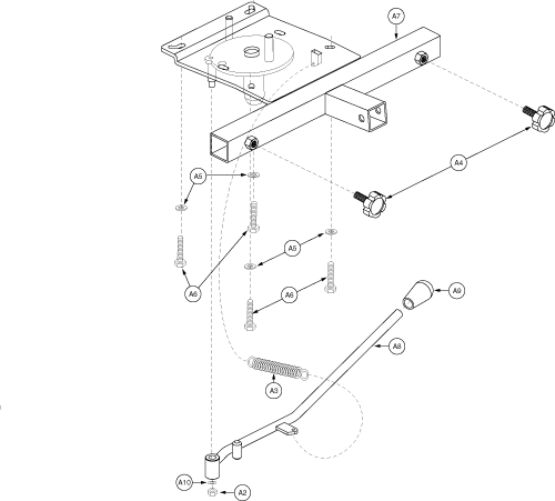 Pride Rally (SC151) - Seat Frame - Molded Seat - Base Frame