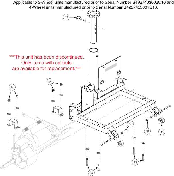 Pride Rally (SC151) - Rear Frame - S4927403002c10 - Prior