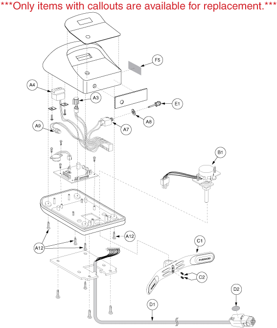 Pride Rally (SC155) - Front To Rear - Hard-Wired Speed Pot