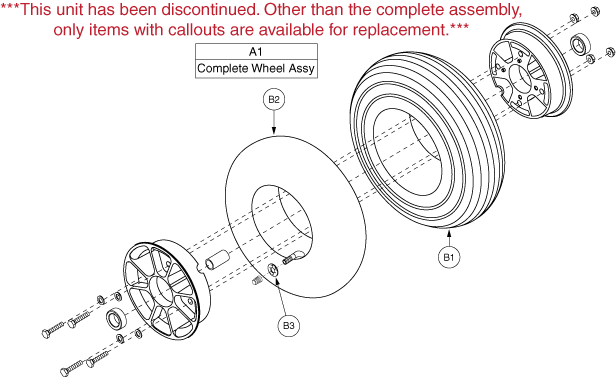 Pride Rally (SC155) - Wheel Front - Pneumatic