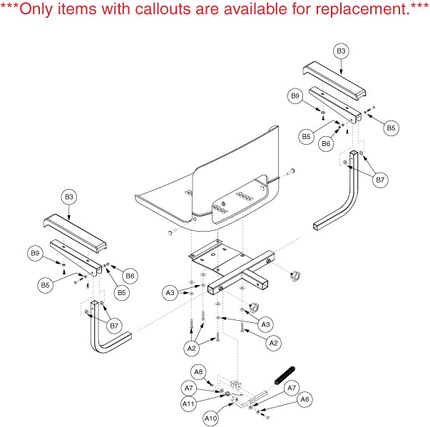 Pride Rally (SC155) - Seat Frame