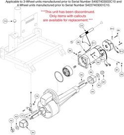 Pride Rally Shopper (SC151SHP) - Drive Assembly