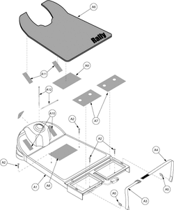 Pride Rally Shopper (SC151SHP) - Shroud Assemblies - Front