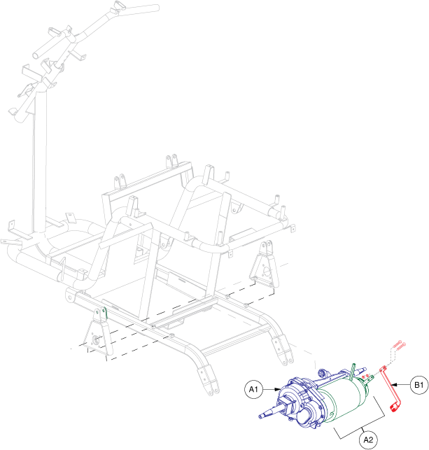 Pride Raptor (R3-1700)  - Drive Assembly