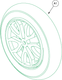 Pride Raptor (R3-1700)  - Wheels - Rear