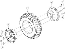 Pride Revo (SC60) - Wheel Rear