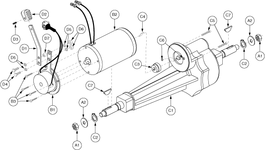 Pride Revo (SC63) - Drive Assembly