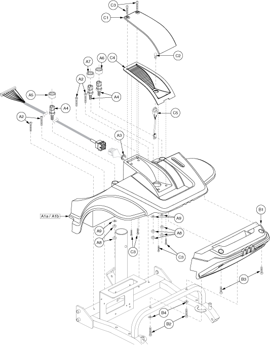 Pride Revo (SC63) - Shroud Assemblies - Rear