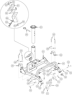 Pride Revo (SC63) - Frame Assemblies - Rear